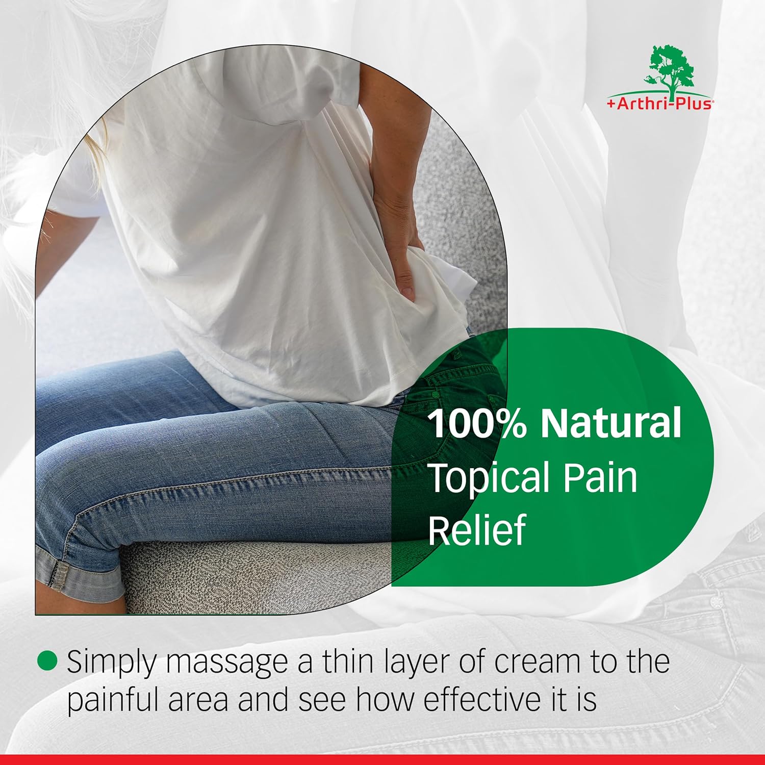 Crème analgésique extra-forte naturelle Arthri-Plus, 100 g
