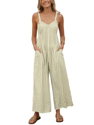 Combinaison maxi rayée CUPSHE à jambe large
