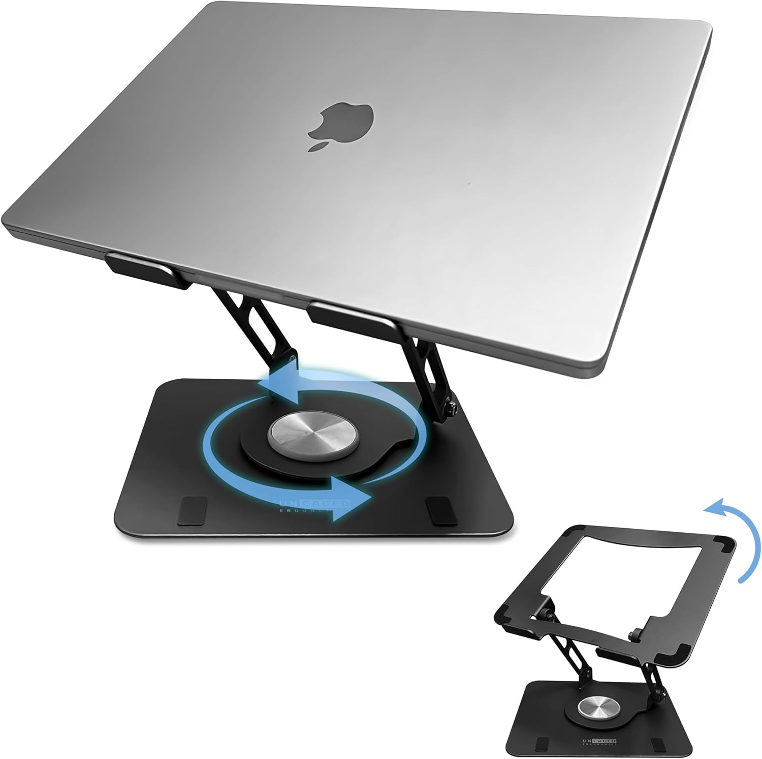 Uncaged Ergonomics Swivel Laptop Stand 2.0