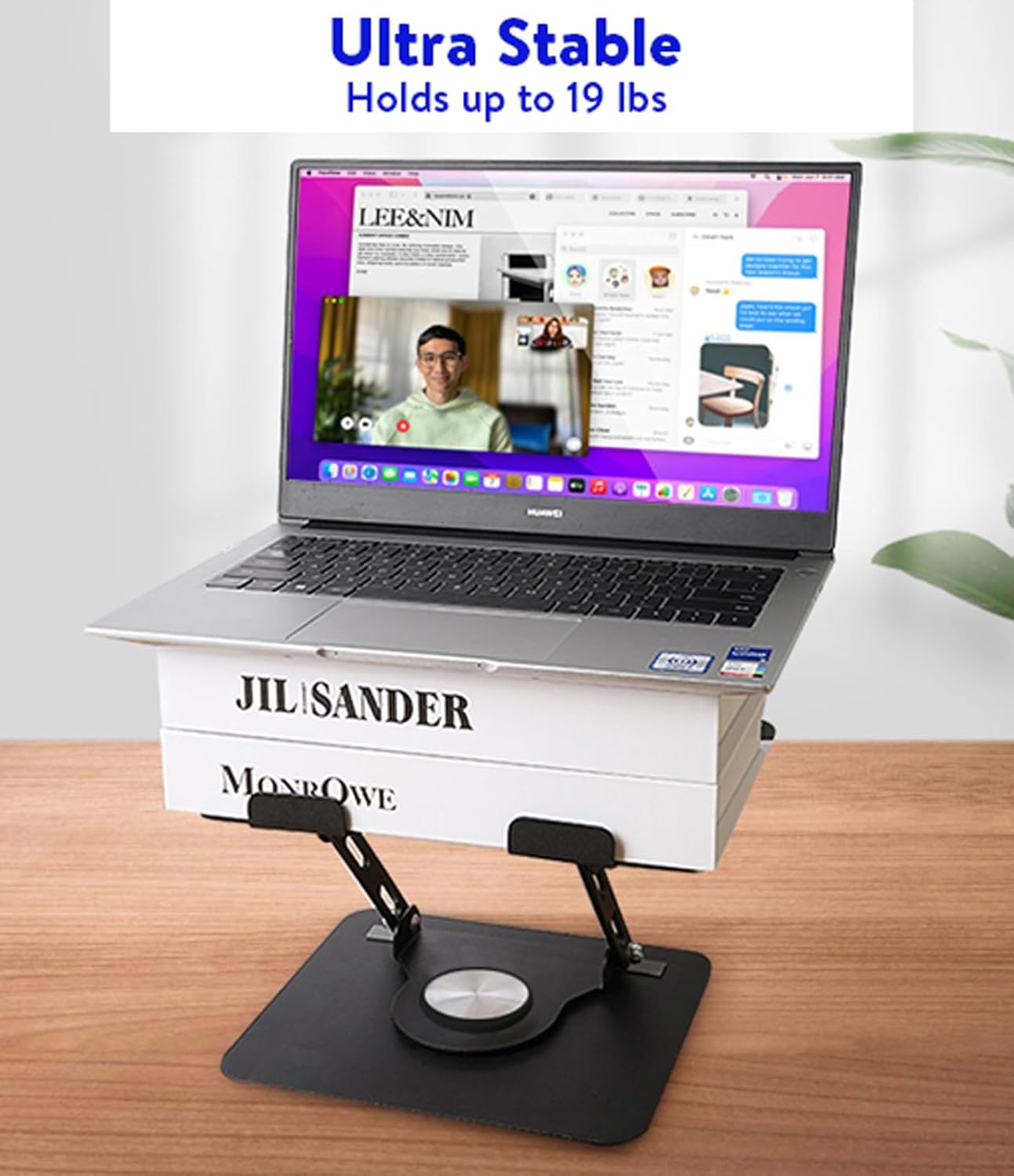 Uncaged Ergonomics Swivel Laptop Stand 2.0
